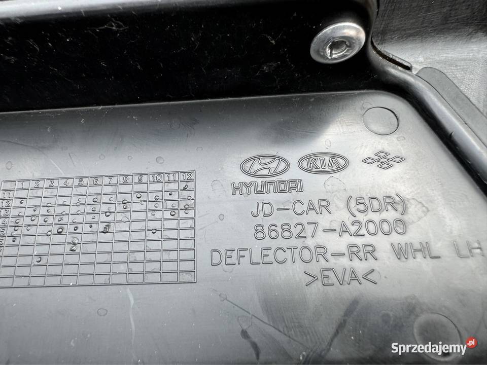 Nadkole tył lewe LH Kia Ceed II 2 1217 Sieraków