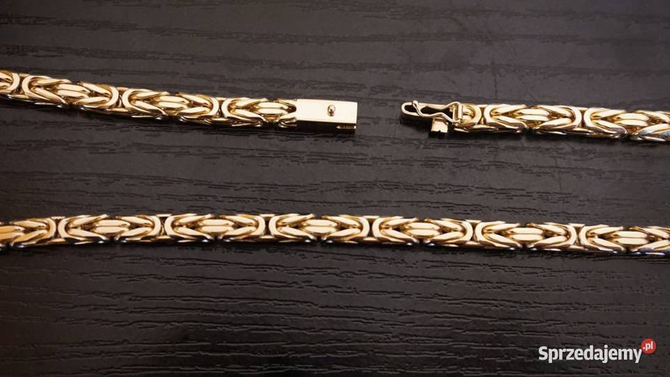 ZŁOTY ŁAŃCUSZEK GĘSTY KRÓLEWSKI ŁAŃCUCH 200G mazowieckie