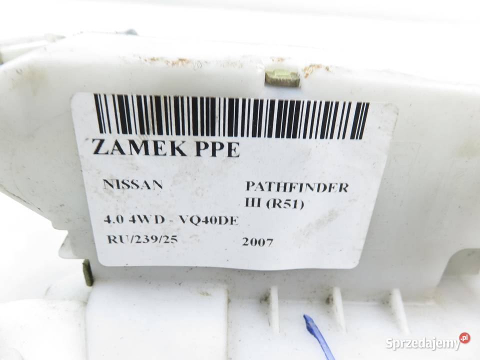 ZAMEK PRAWY PRZEDNI NISSAN PATHFINDER III R51 małopolskie sprzedam
