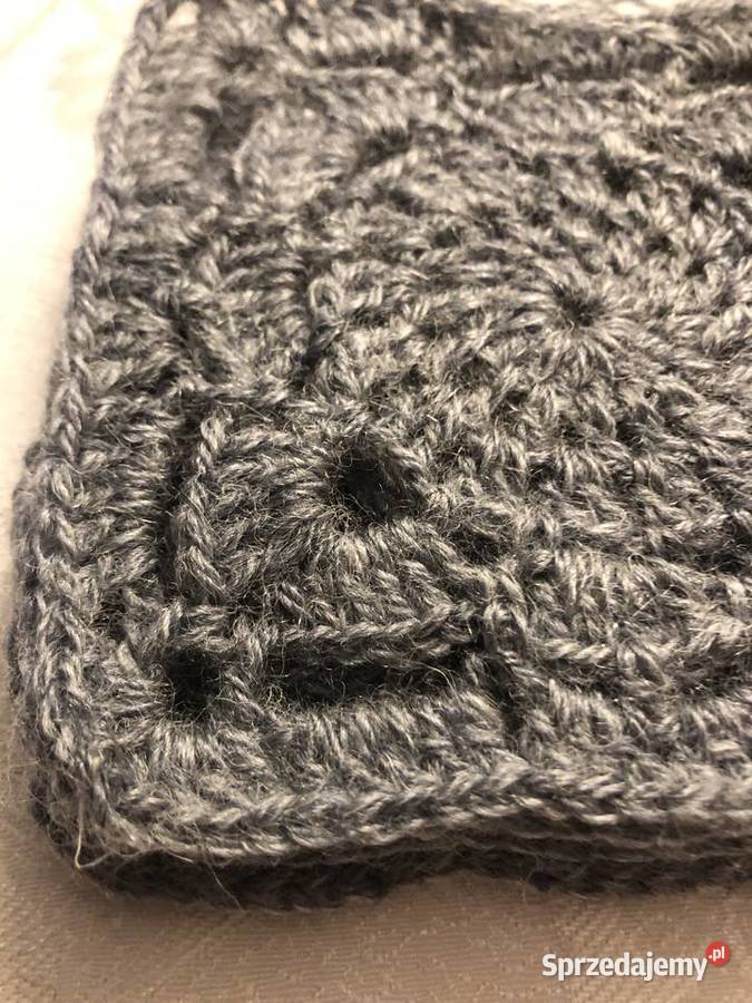 kwadraty Babuni na szydełku poduszki mazowieckie Zegrze