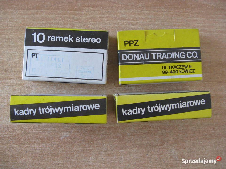 Slajdy stereoskopowe 3D DONAU TRADING CO Dąbrowa Górnicza sprzedam