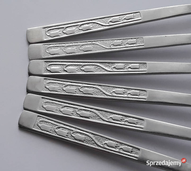 Widelce obiadowe 1 KONWALIE Gerlach sztućce PRL Dąbrowa Górnicza