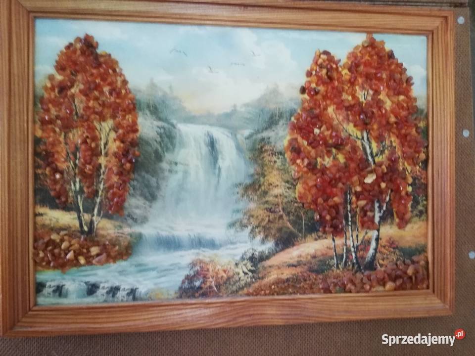 Obraz z bursztynu Warszawa