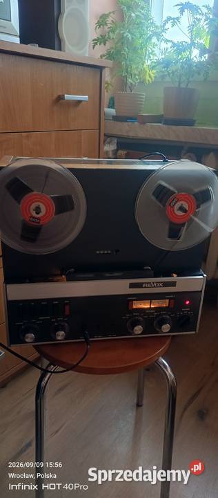 Do naprawy REVOX A 77 MK III wymienione głowice Magnetofony Wrocław