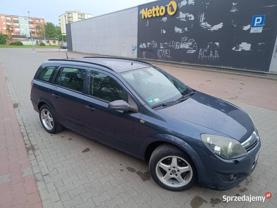 Opel Astra H 18 Benzyna Gaz 2008R szary Sulechów