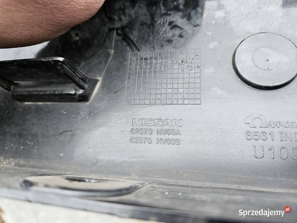NISSAN QASHQAI II LIFT NAKŁADKA ZDERZAKA PRZÓD wielkopolskie Międzychód