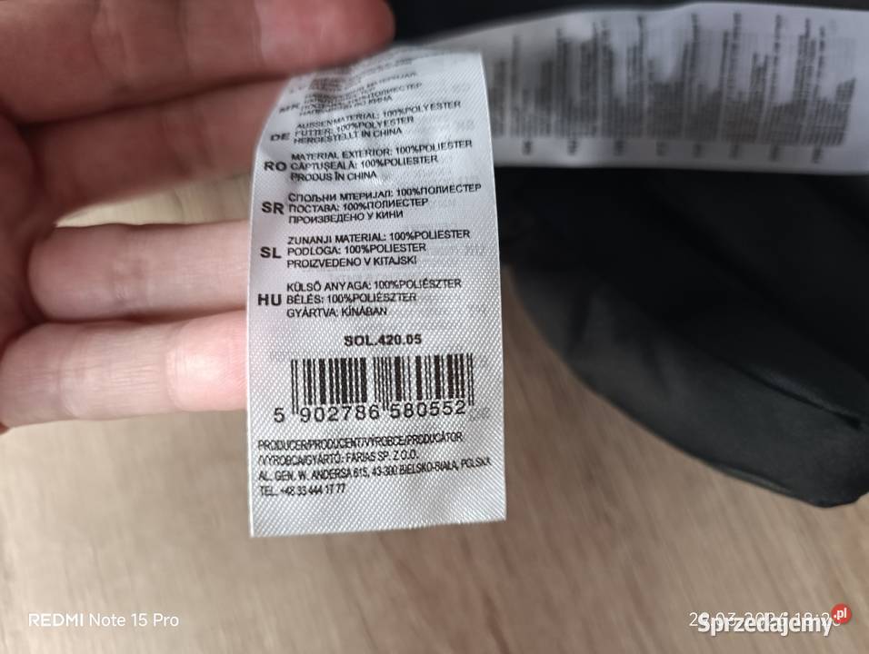 Rękawice zimowe narciarskie męskie Baksa z Kwidzyn