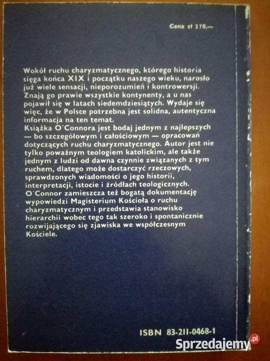 Ruch charyzmatyczny w Kościele Edward D OConnor Wrocław