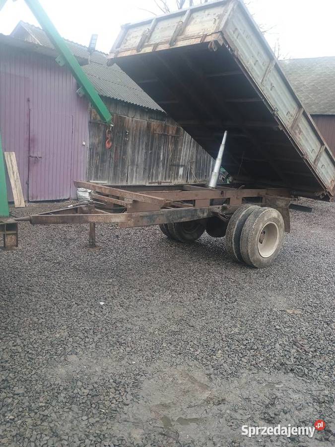 Przyczepa wywrotka 3 stronna nieuszkodzony Mościska-Kolonia