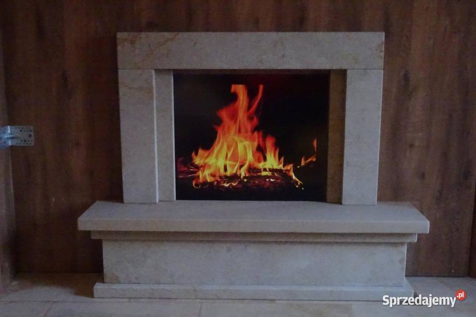 Portale kominkowe kamienne pod wkład elektryczny łódzkie