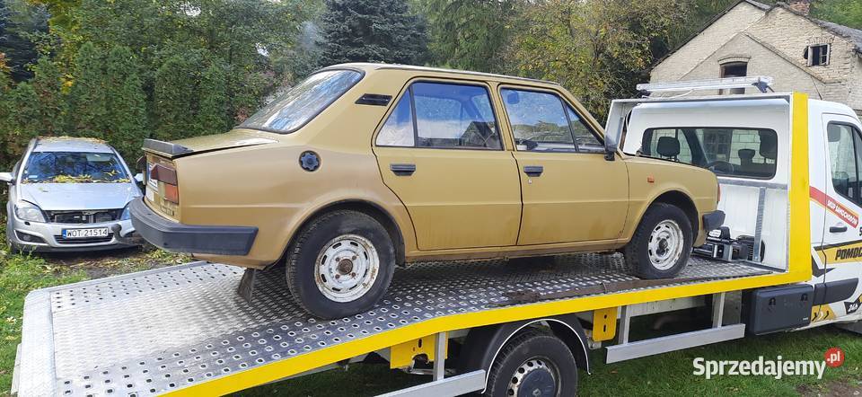 koda 105 1985 z dokumentacją możliwa dostawa uszkodzony Kołbiel