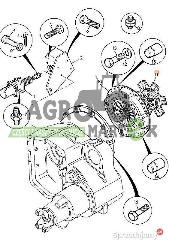 JCB FASTRAC tarcza sprzęgła ceramiczna 125 135T dolnośląskie