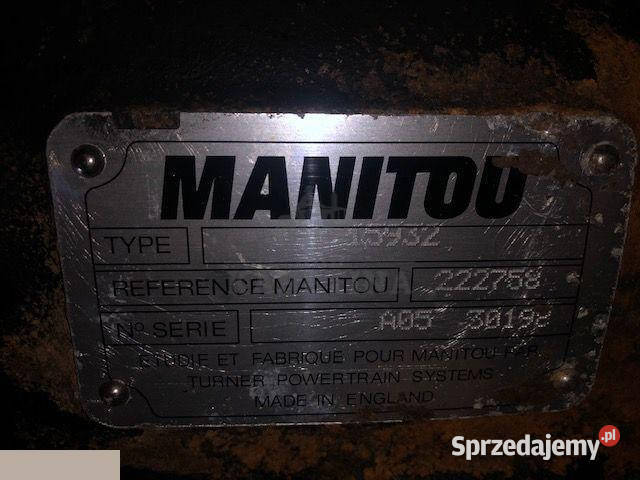 Manitou Skrzynia Kątowa CZĘŚCI TYPE 15932 wielkopolskie Jastrzębniki