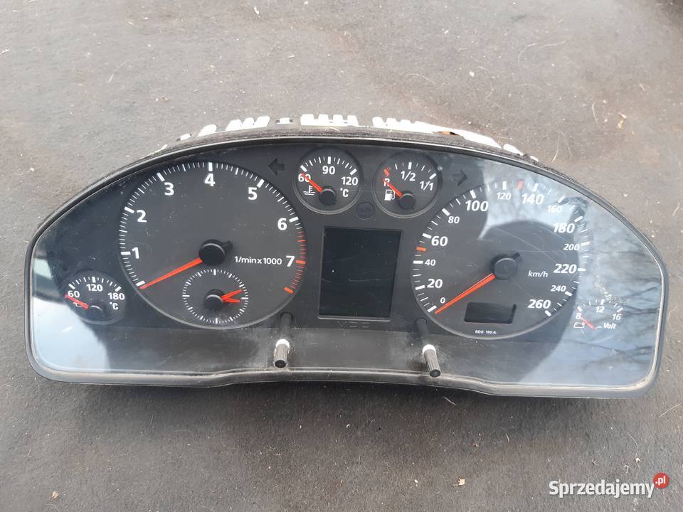 A4 B5 18 Licznik predkosciomierz Zegary Wyposażenie wnętrza