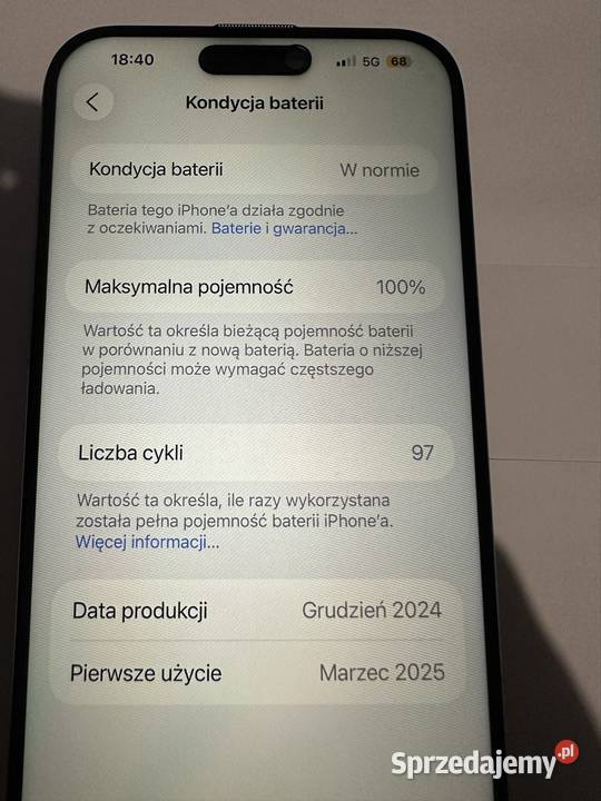 iPhone 16 pro 256GB opolskie Komprachcice