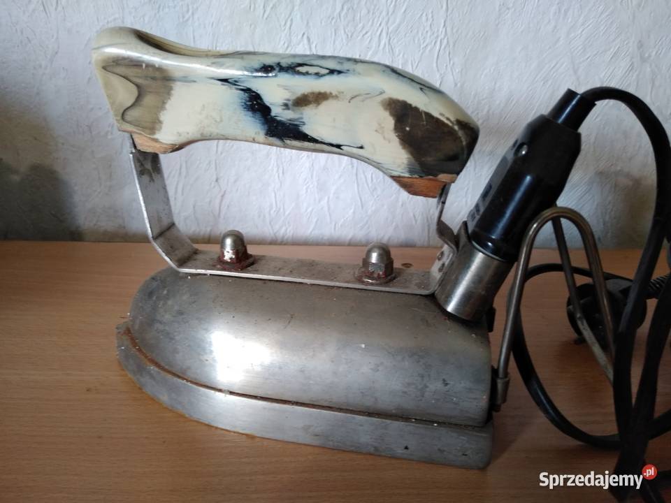 Stare ciekawe żelazko PRL Dąbrowa Górnicza