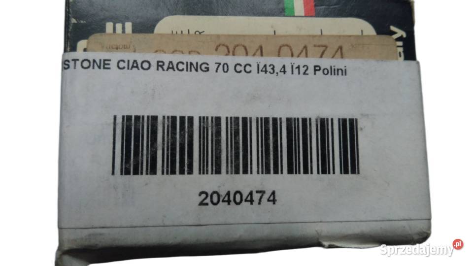 TŁOK ASSO WERKE POLINI 434 mm RACING 70 ccm podlaskie Bielsk Podlaski