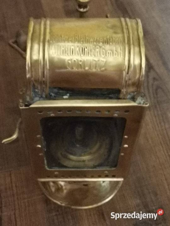 Stara lampa kolejowa Art Deco Kraków