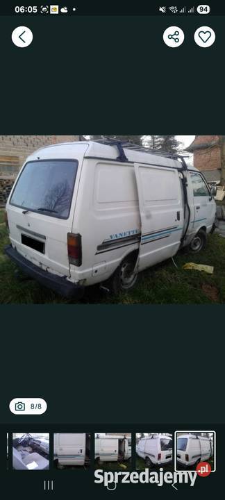 Nissan Vanette Osprzęt Silnika 20d Wozek Widłowy Skawina sprzedam