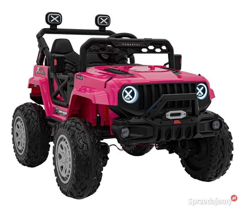DUŻE auto terenowe OFF ROAD Speed 4x4 różowe
