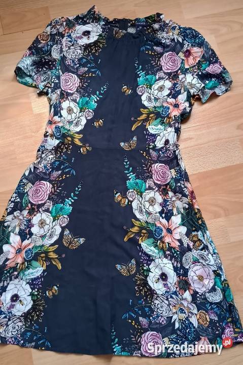 Letnia sukienka w kwiaty z wiskozy L 40 Oasis Kraków