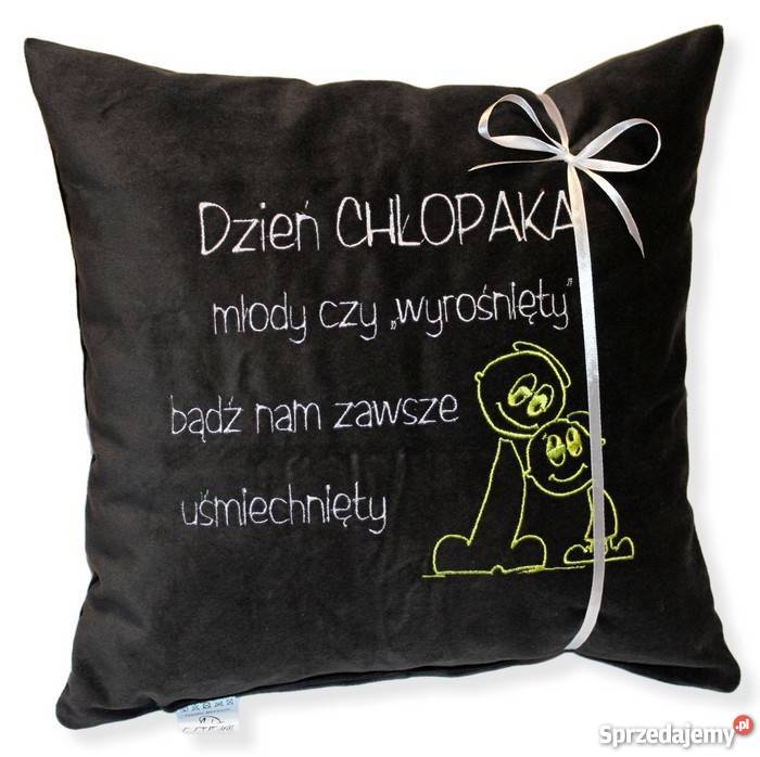 Prezent PODUSZKA Chłopaka Dziewczyny z HAFTEM Grudziądz