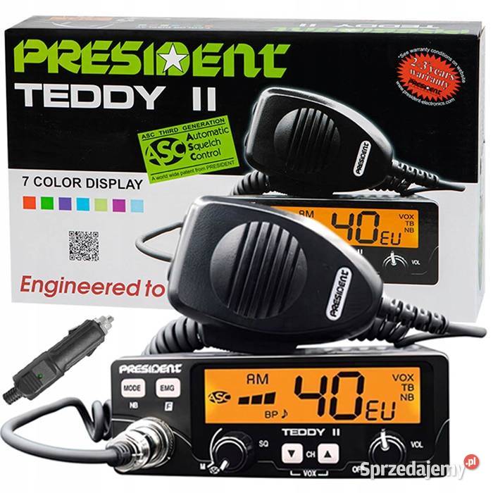 CB Radio President Teddy II Elektronika Łuszczów Drugi