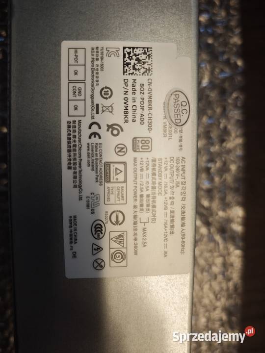 Zasilacz Dell HU360ebm 360W do stracji roboczych mazowieckie