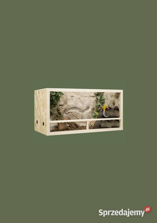 Terrarium z płyty OSB 100x50x50 Gady i płazy Pięczkowo