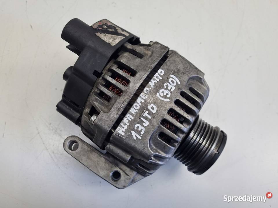 ALTERNATOR Alfa Romeo Mito 13 MJET VALEO Układ elektryczny silnika lubelskie Rudka
