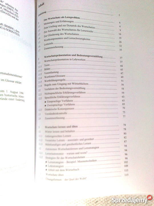 Probleme der Wortschatzarbeit Rainer Bohn Warszawa sprzedam