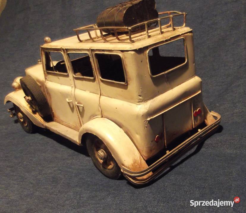 Samochód model duży metalowy dekoracja Miastko