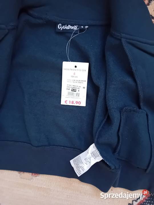 nieużywana bluza dziewczynki firmowa Warszawa