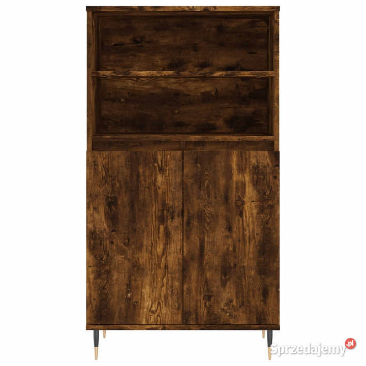 Wysoka szafka przydymiony dąb 60x36x110 WM831481 sprzedam