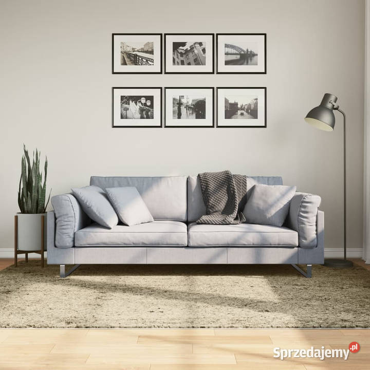 Dywan z długim włosiem PAMPLONA złoty 160x230 Warszawa sprzedam