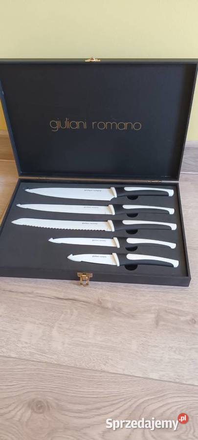 komplet noży Giuliani Romano Sztućce dolnośląskie Legnica