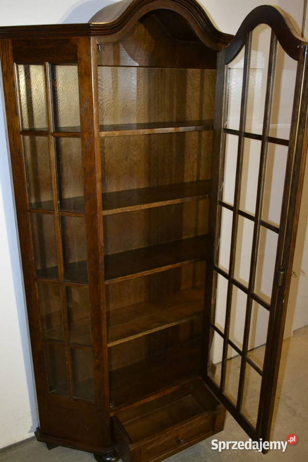 witryna stylowa ciemny dąb Będzin