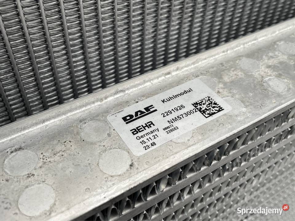 Komplet chłodnic intercooler woda klimy Daf Xf Pozostałe Marianice sprzedam