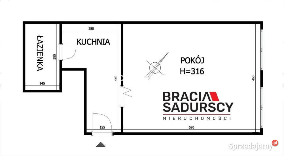 Ogłoszenie mieszkanie 18188m2 7pok Kraków własność