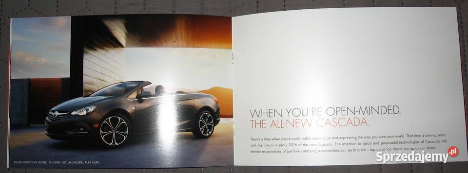 Buick Expectations The Buick prospekt katalog Kępice