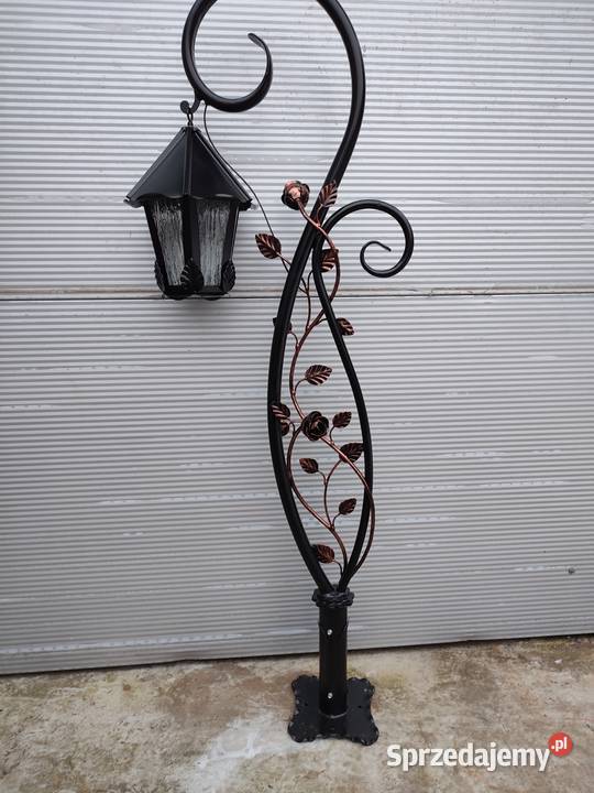Lampa ogrodowa stojąca ocynkowana Gdów sprzedam