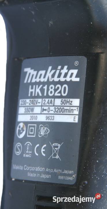 Młotek kujący Makita HK1820 dłutownica do płytek śląskie Szczerbice