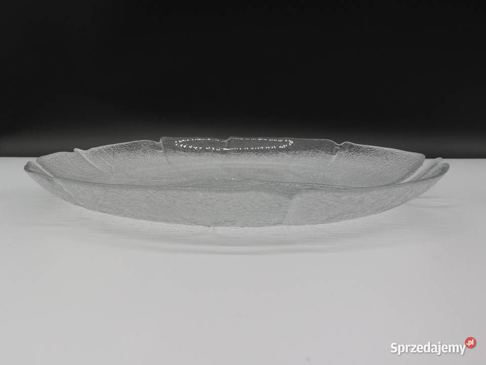 Szklana Patera Talerz ARCOROC ASPEN Kultowy Liść Porcelana i szkło wielkopolskie Raszków