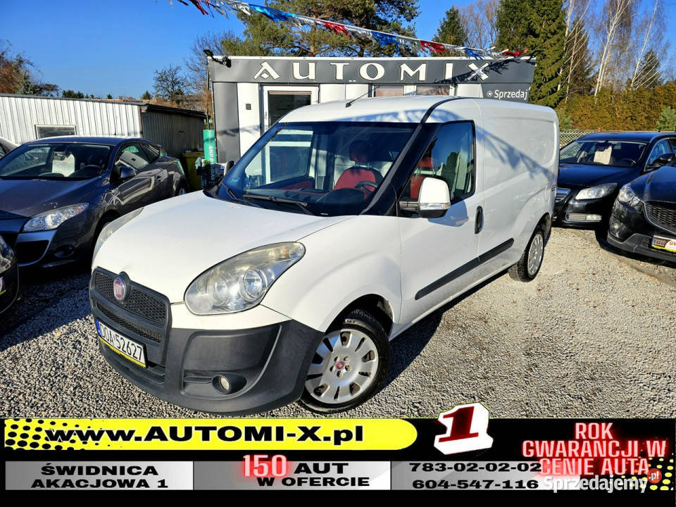Fiat Doblo 13 D Super stan MAXI Gwarancja w ABS Świdnica