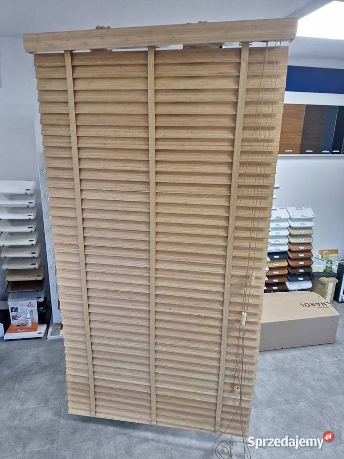 żaluzja bambusowa drewniana 50 mm mazowieckie Krasnosielc