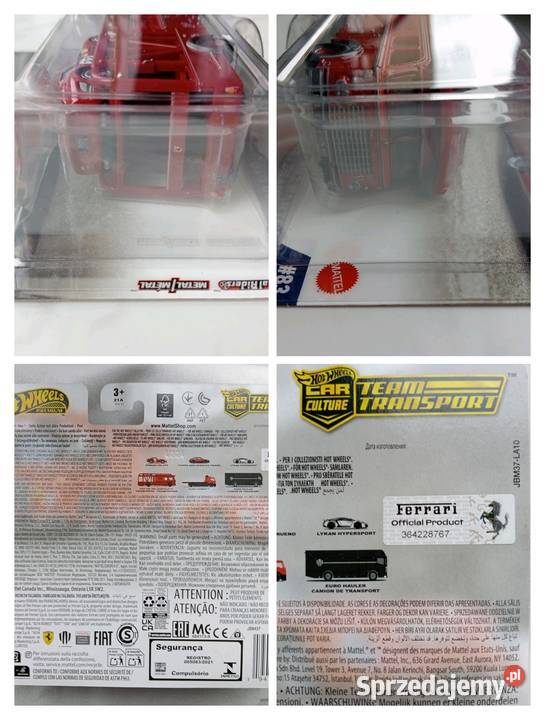 Hot Wheels Ferrari 250 GTO Fiat 642 Team Mattel Jaworzno