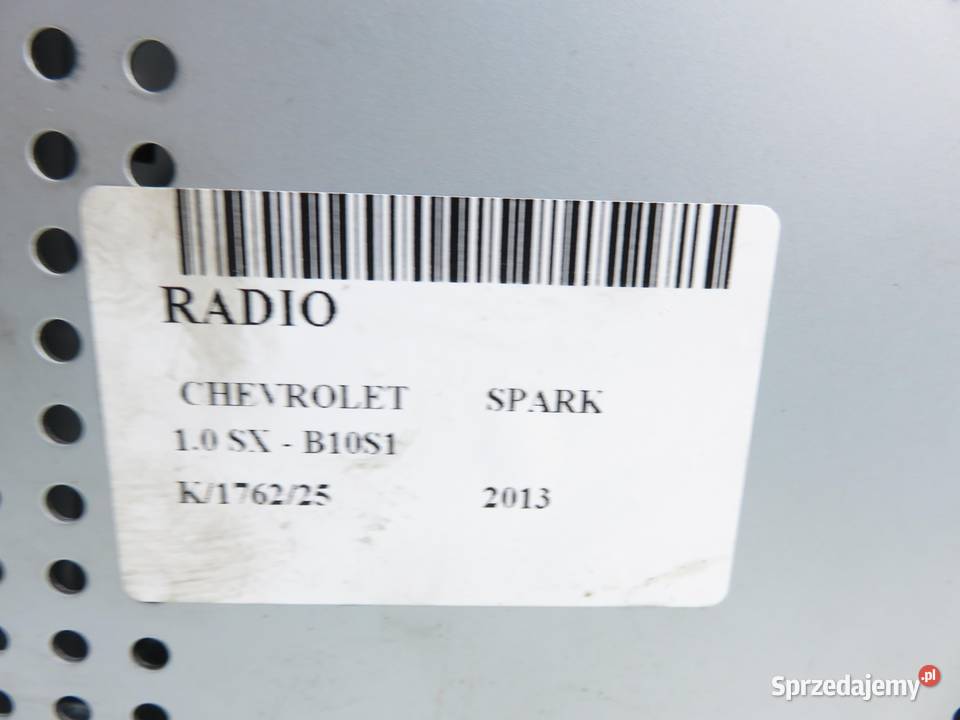 RADIO CHEVROLET SPARK M300 95385058 Elektronika