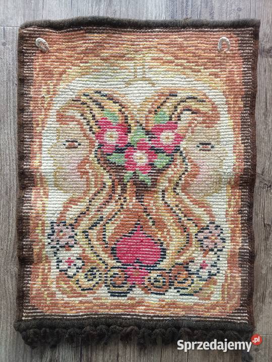 Makatka gobelin kilim bliźnięta znaki zodiaku Zbylitowska Góra