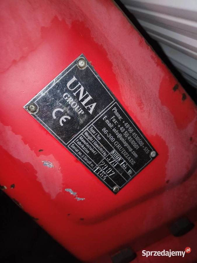 Glebogryzarka Grudziądz kruk 2m ładny stan Blizne
