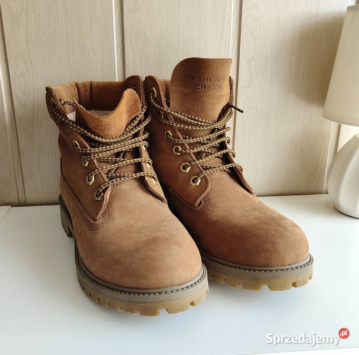Buty zimowe Highland Creek 39 skórzane brązowe zachodniopomorskie